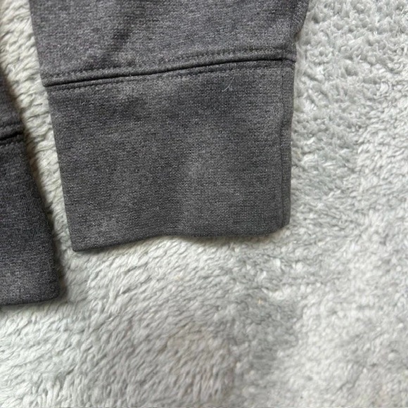 The‎ North Face Half Dome Logo Hoodie Women's M Charcoal Peach Outdoor Pocket - Picture 7 of 11